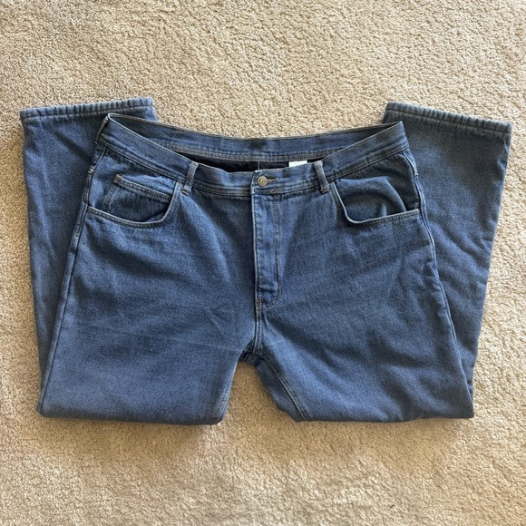 Key Other - Key Workwear‎ Fleece Lined Jeans Men's 40x30 Indigo Enzyme Wash Insulated 4732